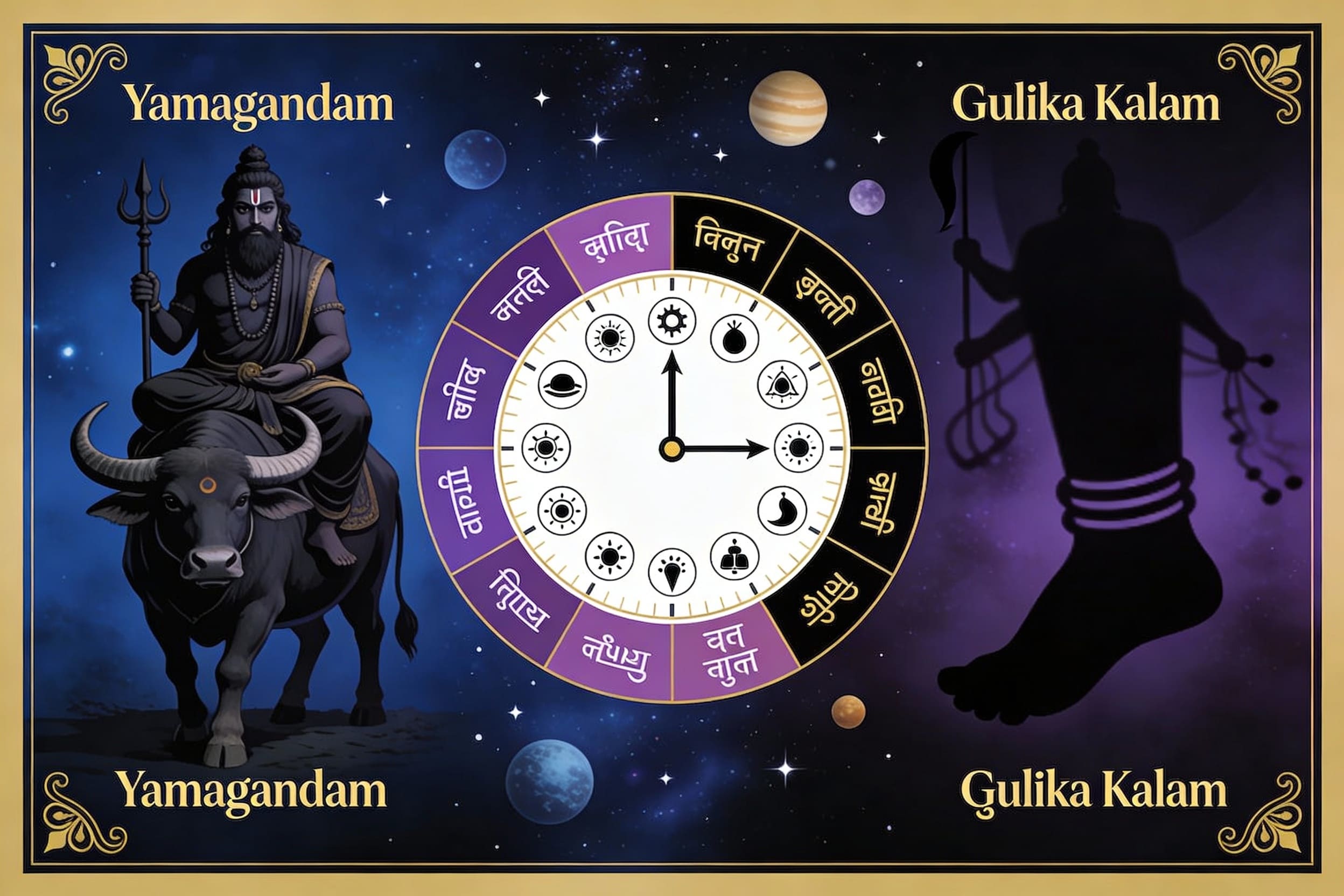 Yamagandam and Gulika Kalam: Understanding the Inauspicious Periods in Vedic Astrology